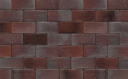 Клинкерная брусчатка Westerwaelder Klinker PK810 Violettblau geflammt, 200*100*40 мм