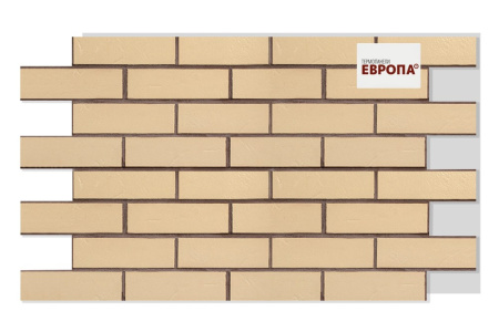 Термопанель Европа Alaska Beige genarbt ППС 80 мм