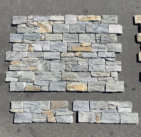 Натуральный камень Pharaon Кварцит серо-зеленый грубый 200x550 мм Натуральный камень Pharaon Кварцит серо-зеленый грубый 200x550 мм