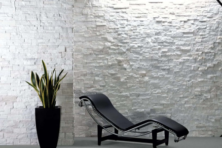 Натуральный камень Pharaon Кварцит белый модерн 180x350 мм Натуральный камень Pharaon Кварцит белый модерн 180x350 мм