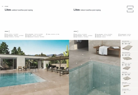 Ступени recto 120 big Litos Sabana