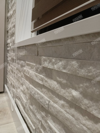 Натуральный камень Pharaon Кварцит белый классик 150x600 мм Натуральный камень Pharaon Кварцит белый классик 150x600 мм