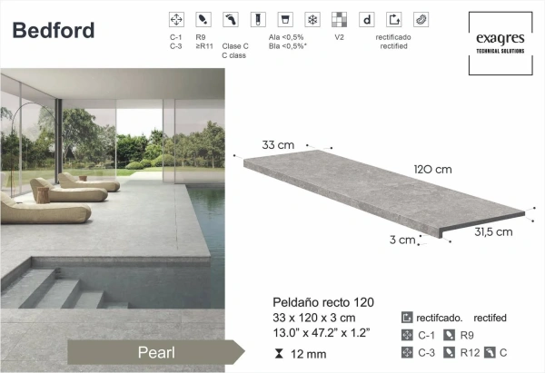 Плитка Bedford Pearl