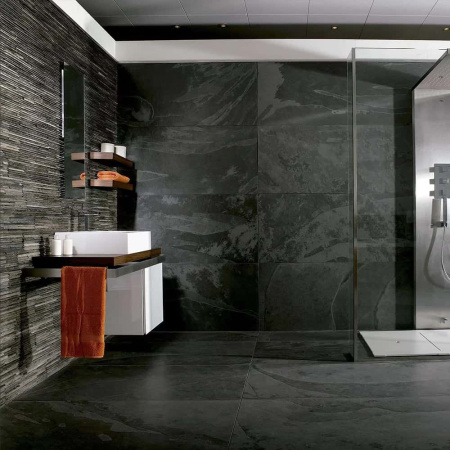 Натуральный камень Pharaon Сланец черный нат.скол 600x1200 мм Натуральный камень Pharaon Сланец черный нат.скол 600x1200 мм