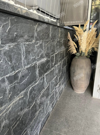 Натуральный камень Pharaon Сланец черный (Машрум) 200x400 мм Натуральный камень Pharaon Сланец черный (Машрум) 200x400 мм