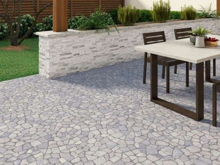 Натуральный камень Pharaon Кварцит бело-серый классик 150x600 мм Натуральный камень Pharaon Кварцит бело-серый классик 150x600 мм