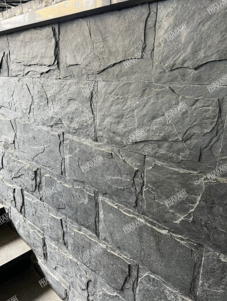 Натуральный камень Pharaon Сланец черный (Машрум) 200x400 мм Натуральный камень Pharaon Сланец черный (Машрум) 200x400 мм