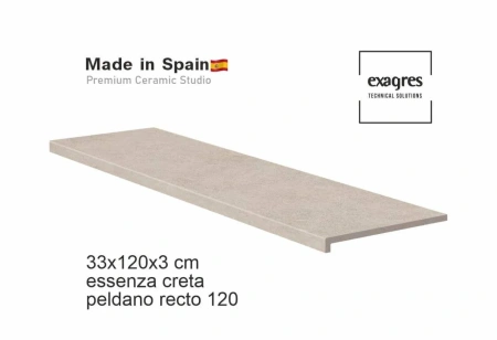 Ступени recto 120 big Essenza Creta