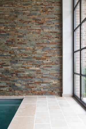 Натуральный камень Pharaon Сланец мультиколор классик 150x600 мм Натуральный камень Pharaon Сланец мультиколор классик 150x600 мм