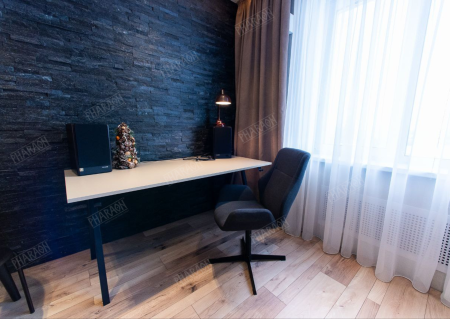 Натуральный камень Pharaon Кварцит чёрный классик 150x600 мм Натуральный камень Pharaon Кварцит чёрный классик 150x600 мм