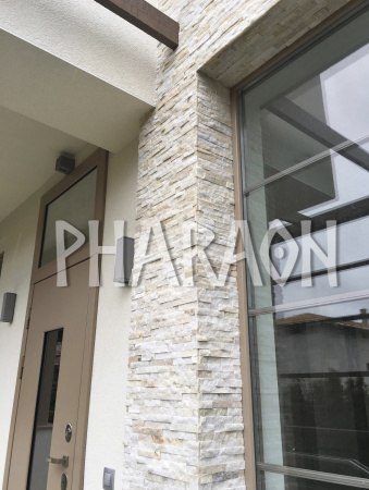 Натуральный камень Pharaon Кварцит бежевый классик 150x600 мм Натуральный камень Pharaon Кварцит бежевый классик 150x600 мм