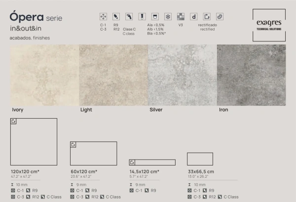 Ступени recto 120 big Opera Silver