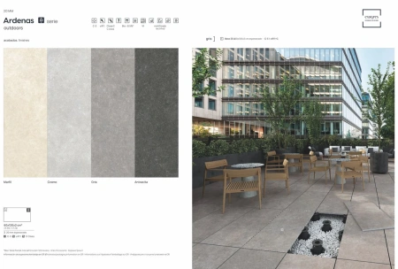 Плитка 60x120x2 Ardenas Antracita