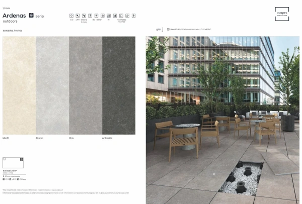 Плитка 60x120x2 Ardenas Antracita