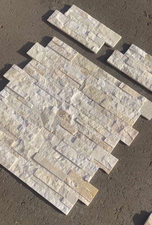 Натуральный камень Pharaon Кварцит бежевый модерн 180x350 мм Натуральный камень Pharaon Кварцит бежевый модерн 180x350 мм