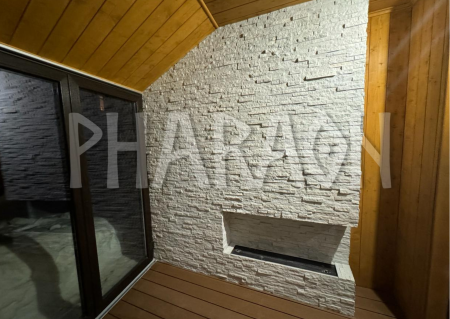 Натуральный камень Pharaon Кварцит белый классик 150x600 мм Натуральный камень Pharaon Кварцит белый классик 150x600 мм