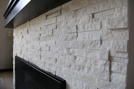 Натуральный камень Pharaon Кварцит белый классик 150x600 мм Натуральный камень Pharaon Кварцит белый классик 150x600 мм