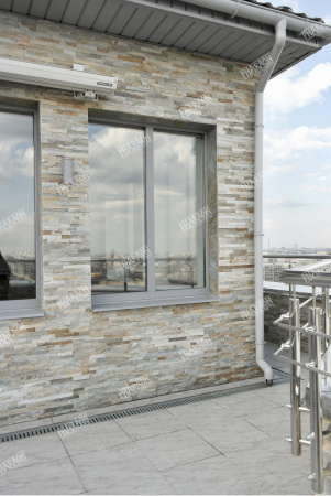 Натуральный камень Pharaon Сланец бежевый классик 150x600 мм Натуральный камень Pharaon Сланец бежевый классик 150x600 мм