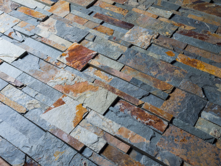 Натуральный камень Pharaon Сланец мультиколор модерн 180x350 мм Натуральный камень Pharaon Сланец мультиколор модерн 180x350 мм