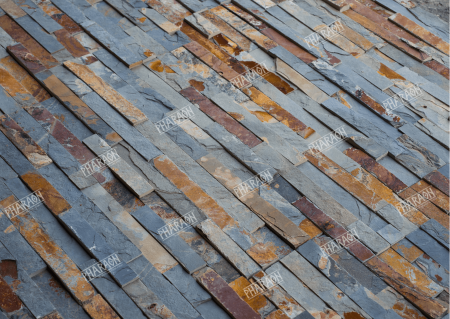 Натуральный камень Pharaon Сланец мультиколор классик 150x600 мм Натуральный камень Pharaon Сланец мультиколор классик 150x600 мм