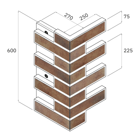 Термопанель Европа Орегон 3 ППУ 80 мм
