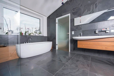 Натуральный камень Pharaon Сланец черный нат.скол 300x600 мм Натуральный камень Pharaon Сланец черный нат.скол 300x600 мм