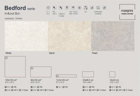 Ступени recto 120 big Bedford Sand