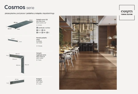 Ступени recto 120 big Cosmos Corten