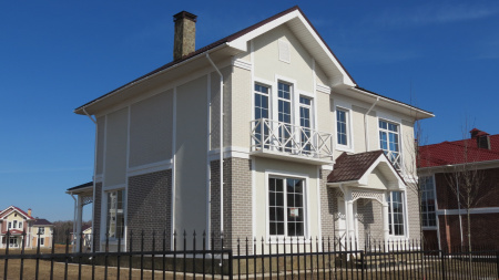 Термопанель Европа Alaska Beige glatt ППУ 80 мм