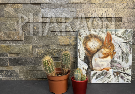 Натуральный камень Pharaon Сланец Деоли Грин 150x400 мм Натуральный камень Pharaon Сланец Деоли Грин 150x400 мм