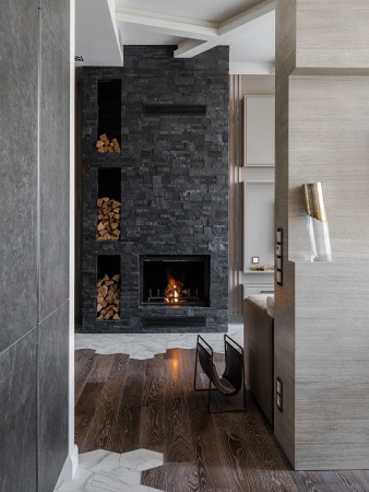 Натуральный камень Pharaon Сланец черный модерн 180x350 мм Натуральный камень Pharaon Сланец черный модерн 180x350 мм