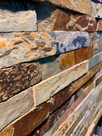 Натуральный камень Pharaon Сланец мультиколор классик 150x600 мм Натуральный камень Pharaon Сланец мультиколор классик 150x600 мм