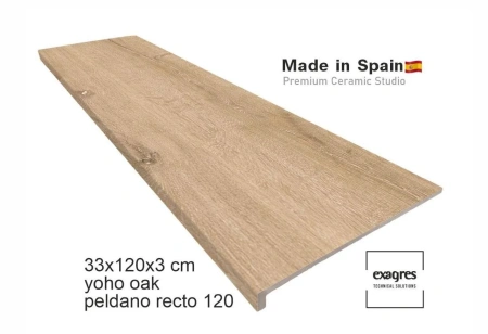 Ступени recto 120 big Yoho Oak