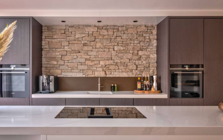 Натуральный камень Pharaon Кварцит серо-коричневый грубый 200x550 мм Натуральный камень Pharaon Кварцит серо-коричневый грубый 200x550 мм