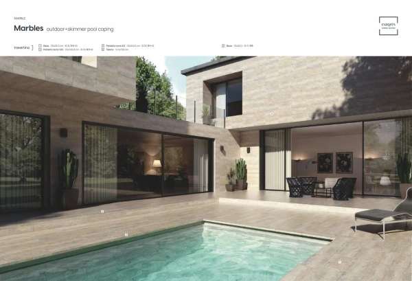 Плитка Marbles Travertino