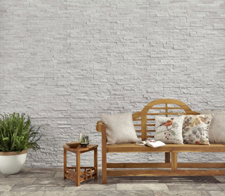 Натуральный камень Pharaon Кварцит белый классик 150x600 мм Натуральный камень Pharaon Кварцит белый классик 150x600 мм