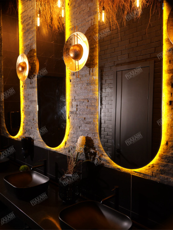 Натуральный камень Pharaon Кварцит чёрный классик 150x600 мм Натуральный камень Pharaon Кварцит чёрный классик 150x600 мм