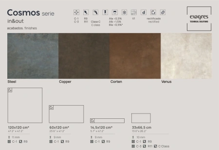 Ступени recto 120 big Cosmos Corten