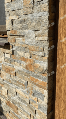 Натуральный камень Pharaon Кварцит мультиколор модерн 180x350 мм Натуральный камень Pharaon Кварцит мультиколор модерн 180x350 мм