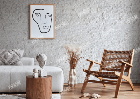 Натуральный камень Pharaon Кварцит белый классик 150x600 мм Натуральный камень Pharaon Кварцит белый классик 150x600 мм