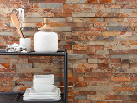 Натуральный камень Pharaon Сланец мультиколор классик 150x600 мм Натуральный камень Pharaon Сланец мультиколор классик 150x600 мм