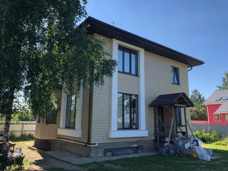 Термопанель Европа Alaska Beige glatt ППУ 80 мм