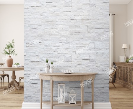 Натуральный камень Pharaon Кварцит белый модерн 180x350 мм Натуральный камень Pharaon Кварцит белый модерн 180x350 мм