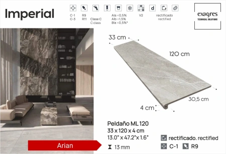 Ступени recto 120 big Imperial Arian