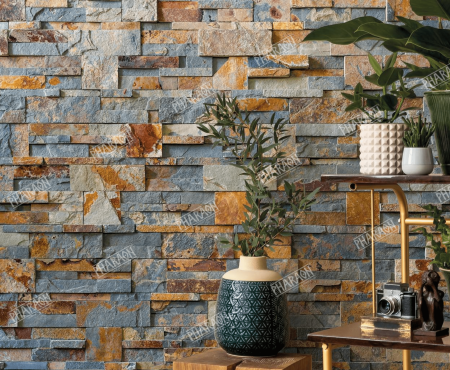 Натуральный камень Pharaon Сланец мультиколор модерн 180x350 мм Натуральный камень Pharaon Сланец мультиколор модерн 180x350 мм