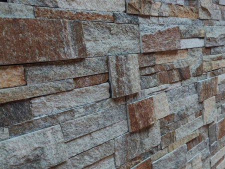 Натуральный камень Pharaon Кварцит серо-зелёный модерн 180x350 мм Натуральный камень Pharaon Кварцит серо-зелёный модерн 180x350 мм