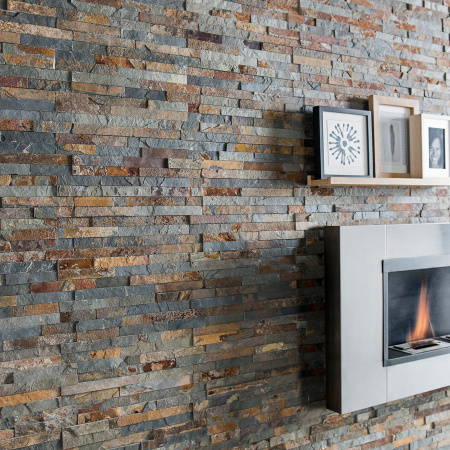 Натуральный камень Pharaon Сланец мультиколор классик 150x600 мм Натуральный камень Pharaon Сланец мультиколор классик 150x600 мм