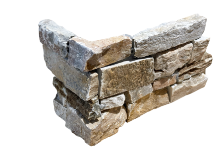 Натуральный камень Pharaon Кварцит бежевый грубый, наружный угол  200x200;350 мм Натуральный камень Pharaon Кварцит бежевый грубый, наружный угол  200x200;350 мм