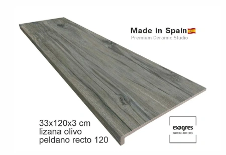Ступени recto 120 big Lizana Olivo