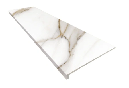 Ступени recto 120 big Marbles Calacatta